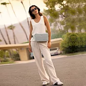 《TRAVELON》Roam 3層防盜斜背腰包 - 冰河灰