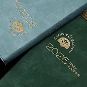 【Groww and Gloww】2026 未讀訊息 日帳本 上半冊潮汐藍+下半冊湖畔綠