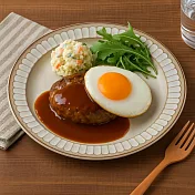 【日本Minoru】Potmum釉燒 陶瓷餐盤19.7cm