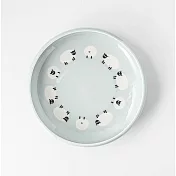 【日本Yamani】美濃燒｜綿羊 釉燒陶瓷深盤16.8cm ‧ 藍