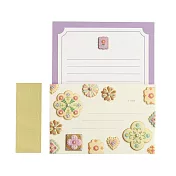 【日本Green Flash】甜點藝術家KUNIKA聯名 信封紙組 ‧ 紫色