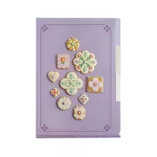 【日本Green Flash】甜點藝術家KUNIKA聯名 三層資料夾A5 ‧ 紫色