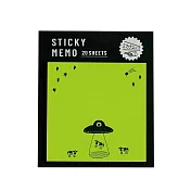 【日本Green Flash】神秘目擊！未確認生物系列 便利貼 ‧ 幽浮