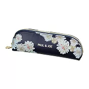【日本Mark’s】PAUL & JOE 鉛筆盒/筆袋S號 ‧ 海軍藍西洋菊