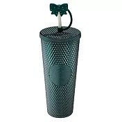 [星巴克]24OZBling綠緞帶TOGO冷水杯