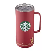 [星巴克]紅薑餅人不鏽鋼把手杯