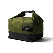 點子包【icleaxbag】新食袋 便當袋 手提袋 側背袋 防潑水 可調整尺寸 台灣製造 軍綠色
