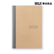 【MUJI 無印良品】月間筆記本/2025年12月開始/B6