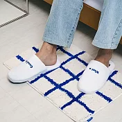 【韓國Dailylike】What a good day! 軟絨厚底室內拖鞋(女) ‧ 白