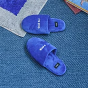 【韓國Dailylike】What a good day! 軟絨厚底室內拖鞋(男) ‧ 藍