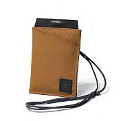 點子包【icleaxbag】磁吸輕巧護照夾 工裝風護照套 傘繩側背帶 台灣製造 芥末黃