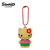 【日本正版授權】凱蒂貓 曬黑系列 造型吊飾 公仔/包包吊飾 Hello Kitty - A款