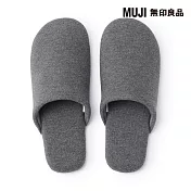 【MUJI 無印良品】柔軟拖鞋/M/灰色22.5-25 cm用