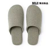 【MUJI 無印良品】柔軟拖鞋/L/綠色25-27.5 cm用