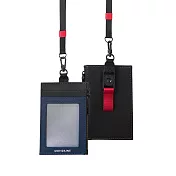 Mondaine 瑞士國鐵 Fidlock磁扣證件套 -  藍色