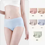 【Missking 1983】高彈透氣桑蠶絲抑菌襠中腰無痕內褲 2XL (3件組)
