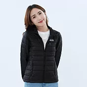 【遊遍天下】女款顯瘦立領防風防潑水保暖外套 S 女款黑色