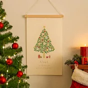 【日本Green House】Xmas聖誕 精美刺繡掛布 ‧ 浪漫聖誕樹