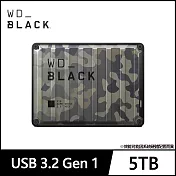 WD BLACK 黑標 P10 Game Drive 5TB 2.5吋電競行動硬碟 迷彩 公司貨