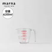 【日本MARNA】透明量杯-200ml