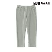 【MUJI 無印良品】幼兒高腰彈性燈芯絨緊身褲 80 淺綠