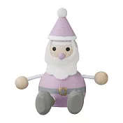 【日本Mark’s】Hracky迷你聖誕木偶擺飾 ‧ 粉灰色系聖誕老人