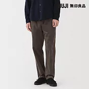 【MUJI 無印良品】男燈芯絨舒適長褲 L 灰棕