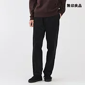 【MUJI 無印良品】男燈芯絨舒適長褲 M 黑色