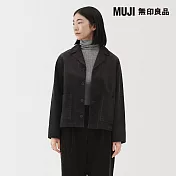 【MUJI 無印良品】女吉貝木棉混燈芯絨外套 XL 深棕