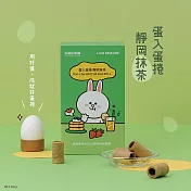 【大武山牧場】LINE FRIENDS 特別款 蛋入蛋捲 (一盒18入) 靜岡抹茶