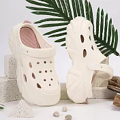 333家居鞋館 療癒舒足布希鞋(2色) 白35/36