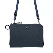 MONDAINE 瑞士國鐵 RFID防盜護照包 - 藍色