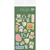 【日本Wa-Life】冬限定｜金箔裝飾貼紙 ‧ 織物與熊熊