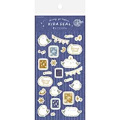 【日本Wa-Life】冬限定｜金箔裝飾貼紙 ‧ 星空與小鳥