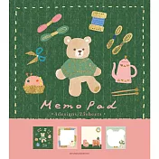 【日本Wa-Life】冬限定|便條紙 ‧ 織物與熊熊