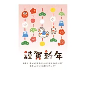 【日本Wa-Life】私製年賀明信片3入 ‧ 吊飾馬