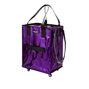 【HULKEN】浩肯包2.0 大型購物車 環保購物袋 折疊推車 (中) 紫色