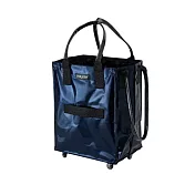 【HULKEN】浩肯包2.0 大型購物車 環保購物袋 折疊推車(小) 藍色