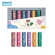 雄獅 砌色蠟筆6色