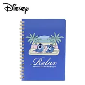 【日本正版授權】史迪奇 B6 方格筆記本 日本製 - 藍色款