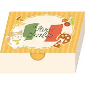 【日本Wa-Life】小廚房Viva Italia 盒裝便條紙 ‧ 披薩貓咪主廚