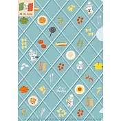 【日本Wa-Life】小廚房Viva Italia 資料夾A5 ‧ 義大利麵雪納瑞主廚