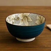 【日本野田】美濃燒｜木蓮 陶瓷飯碗11.5cm ‧ 紫