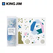 【HITOTOKI】COFFRET 調色盤捲狀貼紙 /  潟湖藍