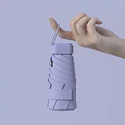 【KISSDIAMOND】小清新便攜手動環扣傘(KDU-1002) FREE 紫色