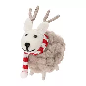 【日本Mark’s】Mocomoco Animal手工毛氈聖誕擺飾 ‧ 圍巾小馴鹿