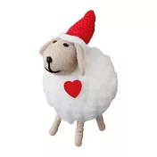 【日本Mark’s】Mocomoco Animal手工毛氈聖誕擺飾 ‧ 帽子愛心羊