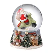 【日本Mark’s】聖誕水晶球M ‧ 聖誕老人騎摩托車