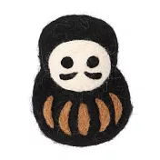 【日本Mark’s】干支招福毛氈造型擺飾 ‧ 達摩/黑色