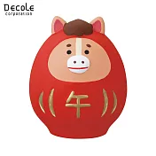 【DECOLE】concombre 2026午年福馬 陶製生肖擺飾・馬達摩